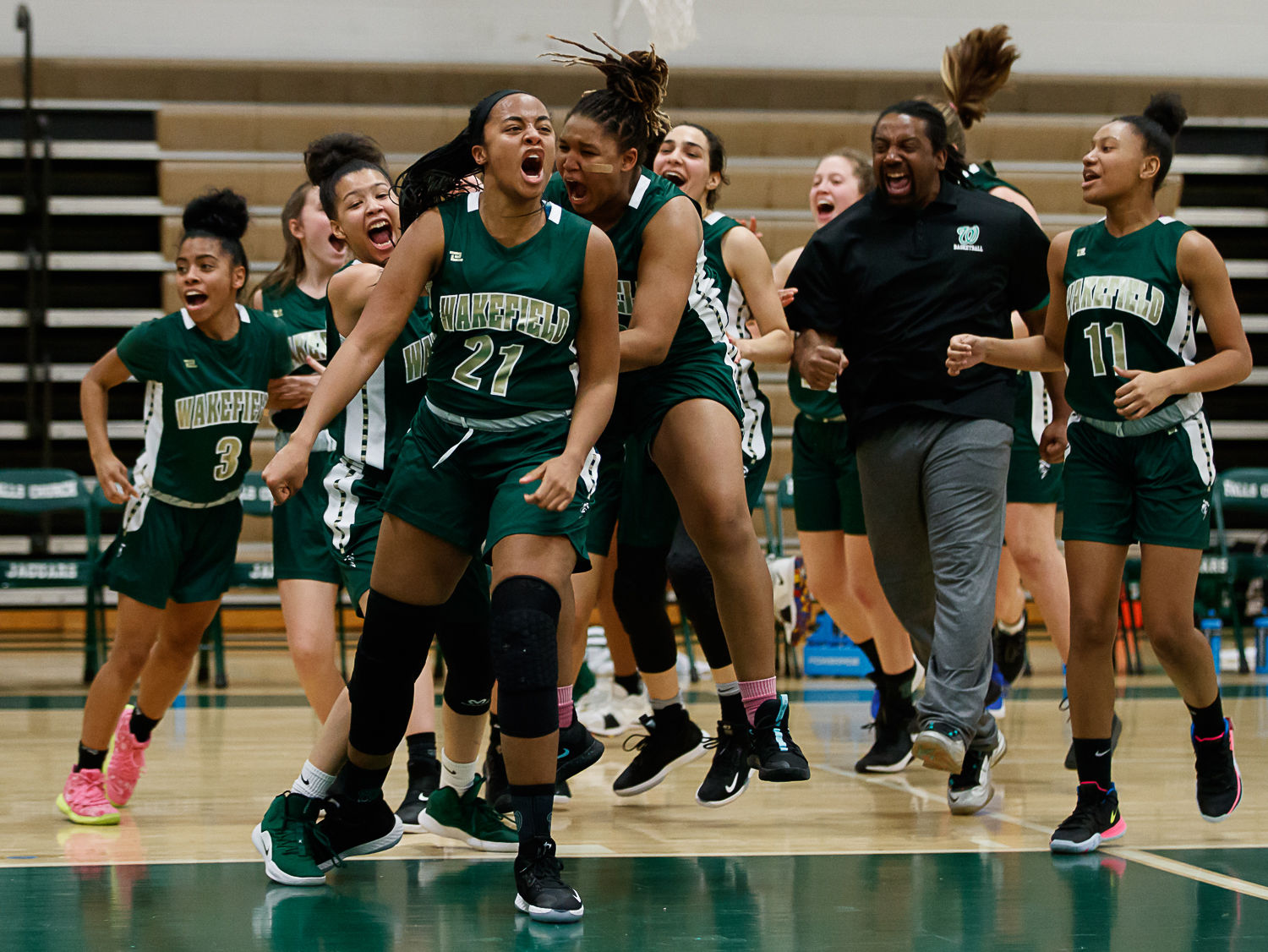Wakefield girls basketball 8